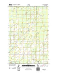 Burgen Lake Minnesota Historical topographic map, 1:24000 scale, 7.5 X 7.5 Minute, Year 2013