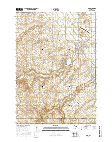 Canby Minnesota Current topographic map, 1:24000 scale, 7.5 X 7.5 Minute, Year 2016