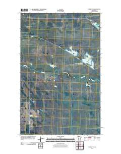 Caribou NE Minnesota Historical topographic map, 1:24000 scale, 7.5 X 7.5 Minute, Year 2011