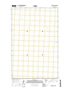 Caribou OE N Minnesota Current topographic map, 1:24000 scale, 7.5 X 7.5 Minute, Year 2016