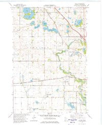 Carlisle Minnesota Historical topographic map, 1:24000 scale, 7.5 X 7.5 Minute, Year 1966