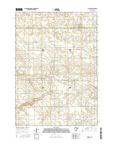 Comfrey Minnesota Current topographic map, 1:24000 scale, 7.5 X 7.5 Minute, Year 2016