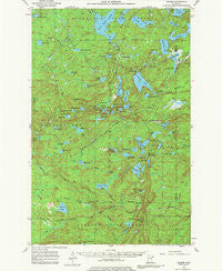 Cramer Minnesota Historical topographic map, 1:62500 scale, 15 X 15 Minute, Year 1955