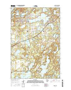 Crosby Minnesota Current topographic map, 1:24000 scale, 7.5 X 7.5 Minute, Year 2016