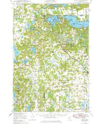 Cushing Minnesota Historical topographic map, 1:62500 scale, 15 X 15 Minute, Year 1948