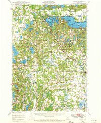 Cushing Minnesota Historical topographic map, 1:62500 scale, 15 X 15 Minute, Year 1948