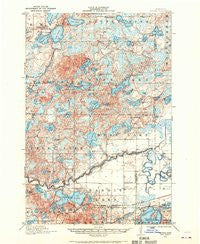 Cuyuna Minnesota Historical topographic map, 1:62500 scale, 15 X 15 Minute, Year 1913