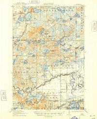 Cuyuna Minnesota Historical topographic map, 1:62500 scale, 15 X 15 Minute, Year 1915
