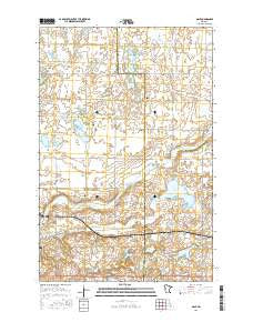 Dale Minnesota Current topographic map, 1:24000 scale, 7.5 X 7.5 Minute, Year 2016