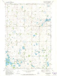 Dismal Swamp Minnesota Historical topographic map, 1:24000 scale, 7.5 X 7.5 Minute, Year 1971