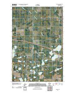 Erskine Minnesota Historical topographic map, 1:24000 scale, 7.5 X 7.5 Minute, Year 2010
