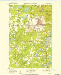 Eveleth Minnesota Historical topographic map, 1:24000 scale, 7.5 X 7.5 Minute, Year 1951