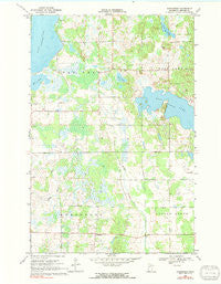 Evergreen Minnesota Historical topographic map, 1:24000 scale, 7.5 X 7.5 Minute, Year 1969