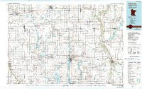 Fairmont Minnesota Historical topographic map, 1:100000 scale, 30 X 60 Minute, Year 1985