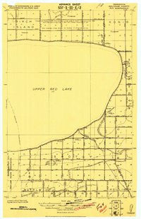 Fox Minnesota Historical topographic map, 1:62500 scale, 15 X 15 Minute, Year 1919