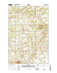 Freedhem Minnesota Current topographic map, 1:24000 scale, 7.5 X 7.5 Minute, Year 2016