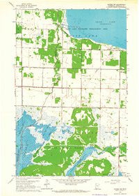 Gatzke NW Minnesota Historical topographic map, 1:24000 scale, 7.5 X 7.5 Minute, Year 1962