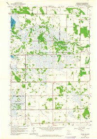 Gatzke SE Minnesota Historical topographic map, 1:24000 scale, 7.5 X 7.5 Minute, Year 1962