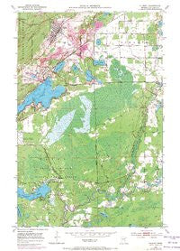 Gilbert Minnesota Historical topographic map, 1:24000 scale, 7.5 X 7.5 Minute, Year 1951