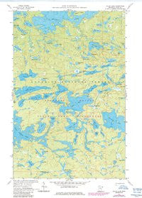 Gillis Lake Minnesota Historical topographic map, 1:24000 scale, 7.5 X 7.5 Minute, Year 1959