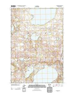 Glenwood Minnesota Historical topographic map, 1:24000 scale, 7.5 X 7.5 Minute, Year 2013