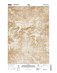 Goodhue West Minnesota Current topographic map, 1:24000 scale, 7.5 X 7.5 Minute, Year 2016