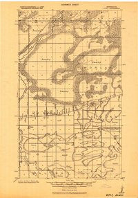 Goos Minnesota Historical topographic map, 1:62500 scale, 15 X 15 Minute, Year 1943