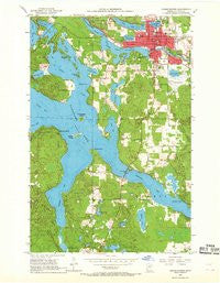 Grand Rapids Minnesota Historical topographic map, 1:24000 scale, 7.5 X 7.5 Minute, Year 1953