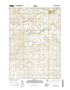 Grand Meadow Minnesota Current topographic map, 1:24000 scale, 7.5 X 7.5 Minute, Year 2016