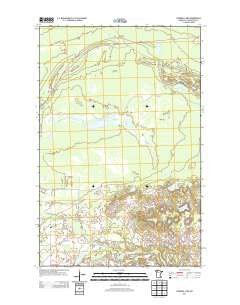 Gurneau Lake Minnesota Historical topographic map, 1:24000 scale, 7.5 X 7.5 Minute, Year 2013