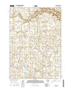 Hanska Minnesota Current topographic map, 1:24000 scale, 7.5 X 7.5 Minute, Year 2016