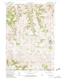 Harmony Minnesota Historical topographic map, 1:24000 scale, 7.5 X 7.5 Minute, Year 1965