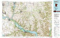 Hastings Minnesota Historical topographic map, 1:100000 scale, 30 X 60 Minute, Year 1990