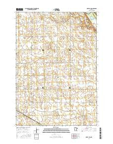 Hazel Run Minnesota Current topographic map, 1:24000 scale, 7.5 X 7.5 Minute, Year 2016