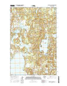 Height of Land Lake Minnesota Current topographic map, 1:24000 scale, 7.5 X 7.5 Minute, Year 2016