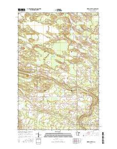 Heikkila Creek Minnesota Current topographic map, 1:24000 scale, 7.5 X 7.5 Minute, Year 2016