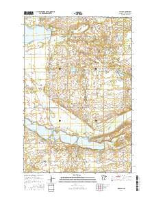 Heinola Minnesota Current topographic map, 1:24000 scale, 7.5 X 7.5 Minute, Year 2016