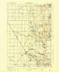 Herman Minnesota Historical topographic map, 1:62500 scale, 15 X 15 Minute, Year 1911