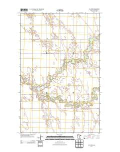 Hill Siding Minnesota Historical topographic map, 1:24000 scale, 7.5 X 7.5 Minute, Year 2013