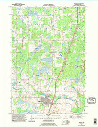Hinckley Minnesota Historical topographic map, 1:24000 scale, 7.5 X 7.5 Minute, Year 1991