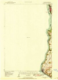 Hudson Minnesota Historical topographic map, 1:62500 scale, 15 X 15 Minute, Year 1946