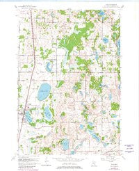 Hugo Minnesota Historical topographic map, 1:24000 scale, 7.5 X 7.5 Minute, Year 1967