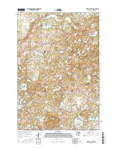 Inspiration Peak Minnesota Current topographic map, 1:24000 scale, 7.5 X 7.5 Minute, Year 2016