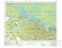 International Falls Minnesota Historical topographic map, 1:250000 scale, 1 X 2 Degree, Year 1954