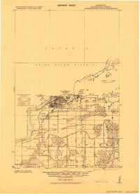 International Falls Minnesota Historical topographic map, 1:62500 scale, 15 X 15 Minute, Year 1919