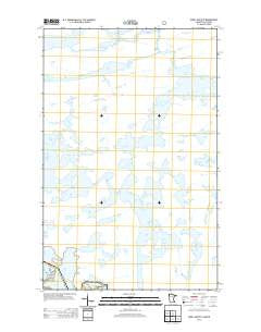 Iron Lake OE N Minnesota Historical topographic map, 1:24000 scale, 7.5 X 7.5 Minute, Year 2013