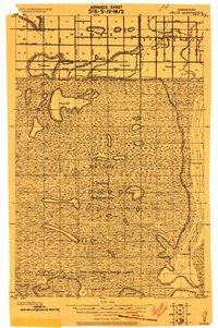 Jelle Minnesota Historical topographic map, 1:62500 scale, 15 X 15 Minute, Year 1918
