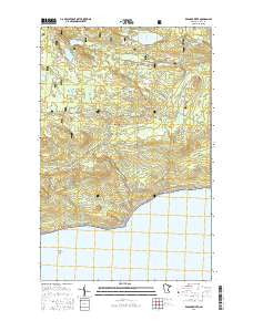 Kadunce River Minnesota Current topographic map, 1:24000 scale, 7.5 X 7.5 Minute, Year 2016