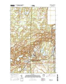 Keewatin Minnesota Current topographic map, 1:24000 scale, 7.5 X 7.5 Minute, Year 2016