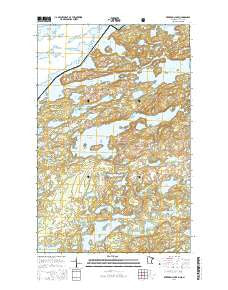 Kekekabic Lake Minnesota Current topographic map, 1:24000 scale, 7.5 X 7.5 Minute, Year 2016